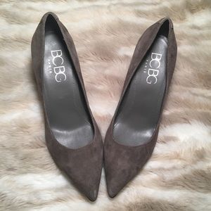 Gray BCBG Heels